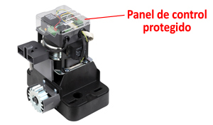 Motor portón ROLLER400M panel de control protegido 300x176