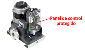 Motor portón ROLLER1000 panel de control protegido 300x176